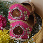 Fuchsia Romance Ombre Jutti